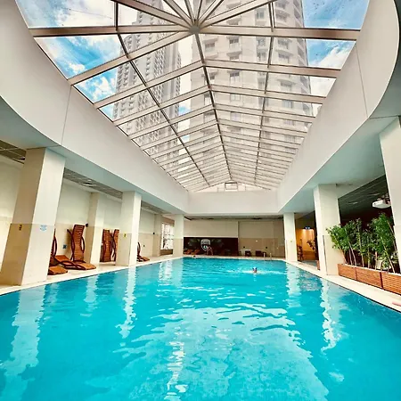 Skopje Sky City 19Th Floor Twin & 12Th Floor & 25Th Floor Apartments & With Pool & Spa & Gym & Parking Included In Price Apartment
