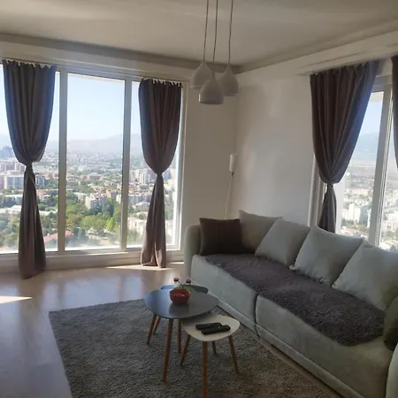 Skopje Sky City 19Th Floor Twin & 12Th Floor & 25Th Floor Apartments & With Pool & Spa & Gym & Parking Included In Price