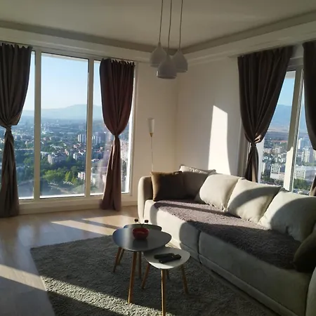 Apartament Skopje Sky City 19Th Floor Twin & 12Th Floor & 25Th Floor Apartments & With Pool & Spa & Gym & Parking Included In Price